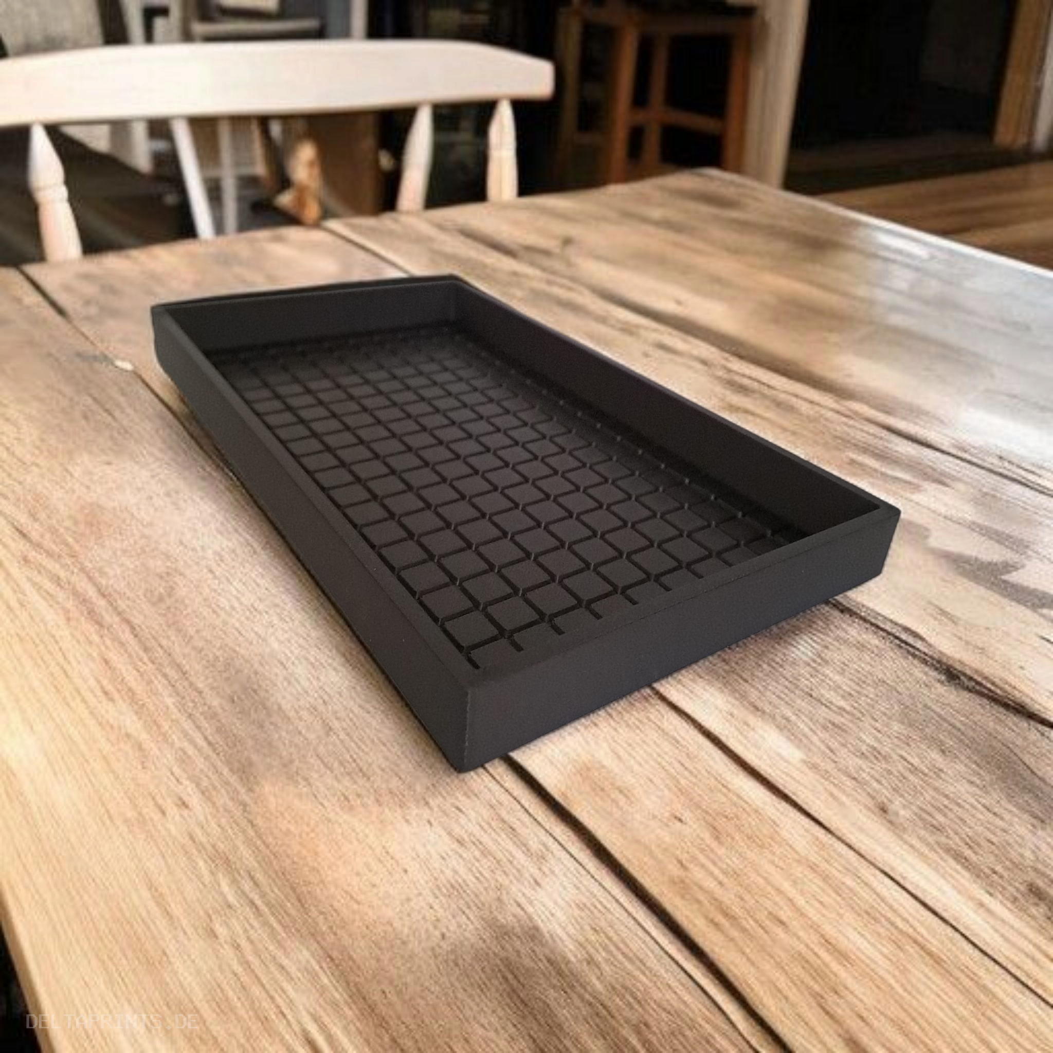 Designer Key and Small Items Tray „Bricked“ 3D print product image 2 by Deltaprints