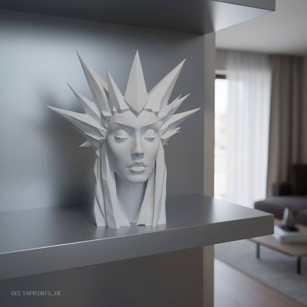 Sculpture #51 – The Ice Queen 3D print product image 2 by Deltaprints
